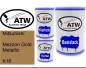 Preview: Mitsubishi, Mezzon Gold Metallic, K16: 500ml Lackdose + 500ml Klarlack + 250ml Härter - Set, von ATW Autoteile West.